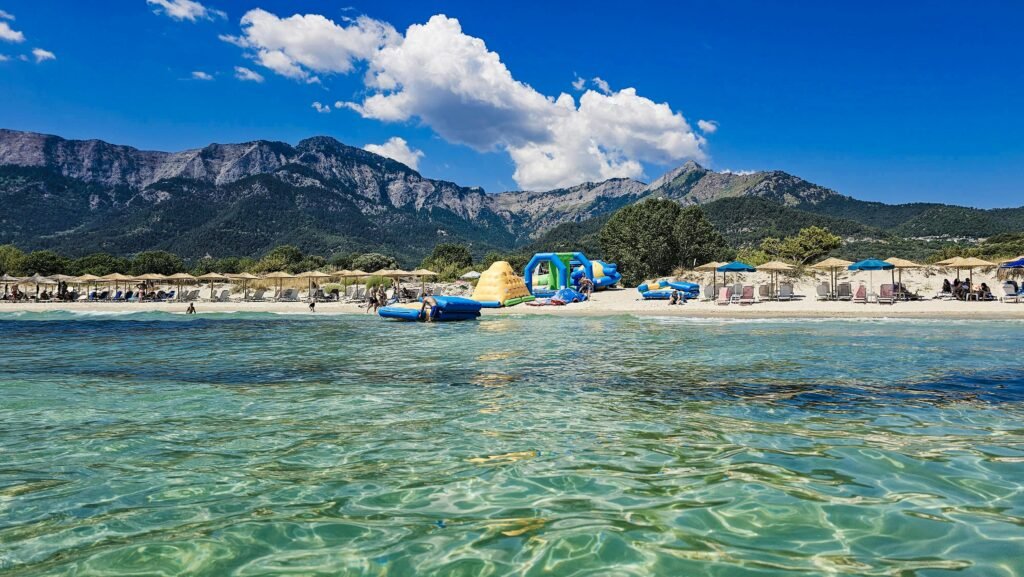 Golden Beach Thassos strand