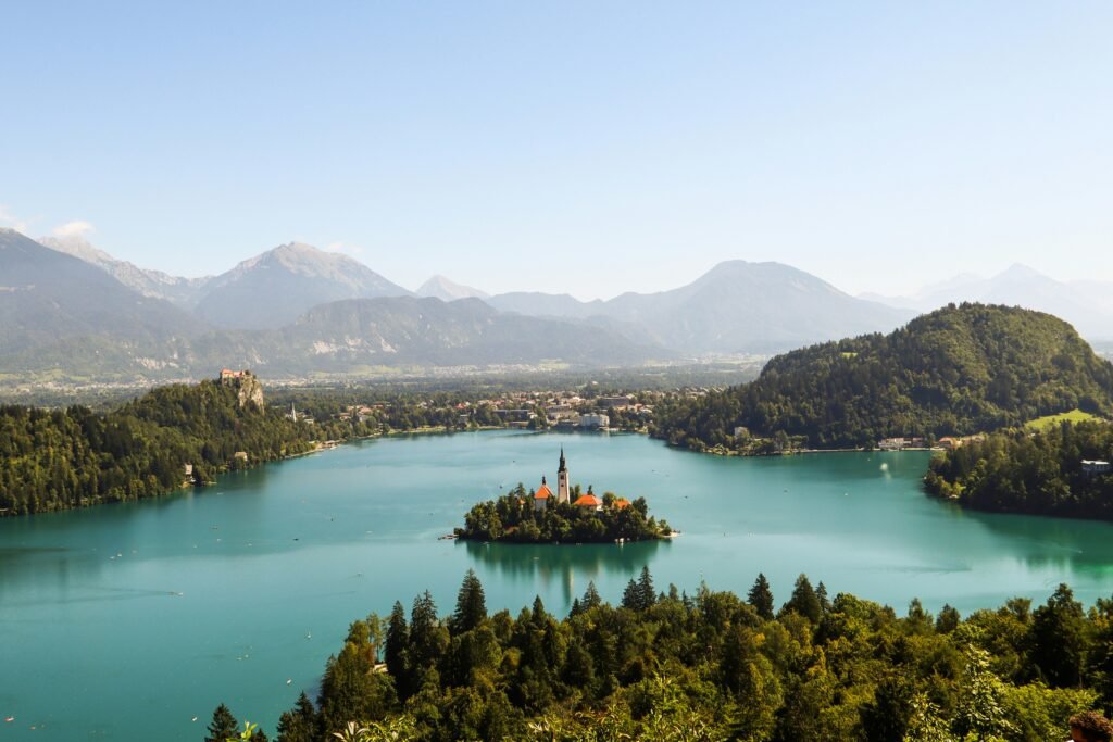 Lake Bled met de auto naar Kroatië route tips